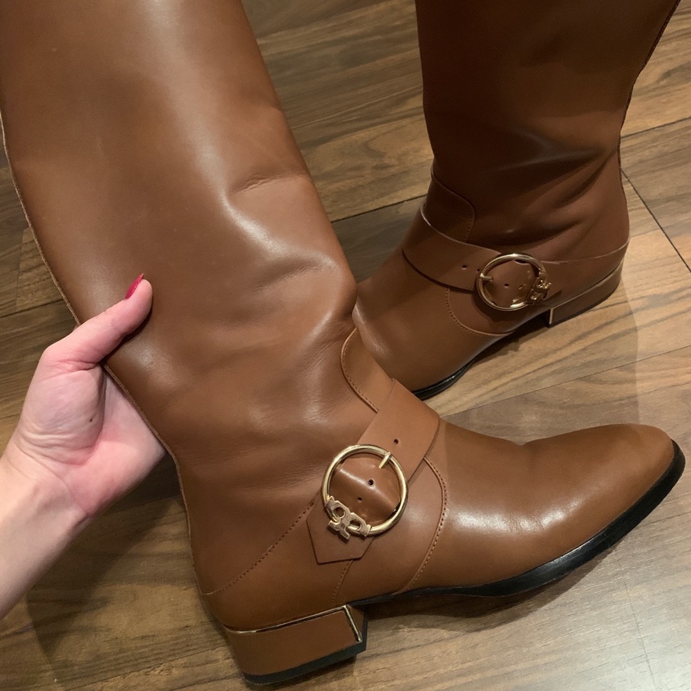 Tory Burch Brown Sofia Riding Boots